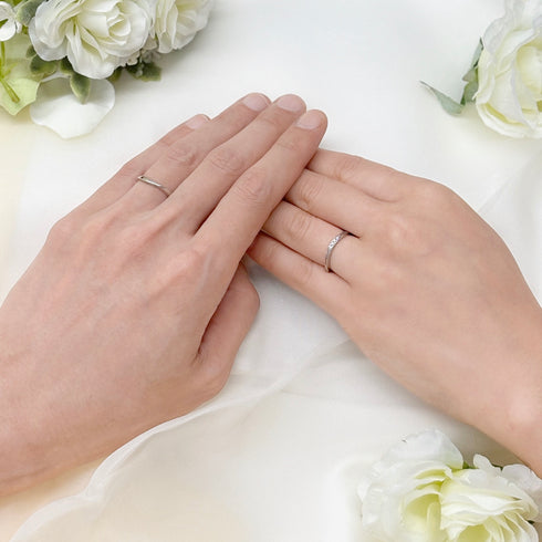 結婚指輪(ダイヤモンド) カナリーバード ~野に咲くバラのように愛らしく~ DM-30/Ladies